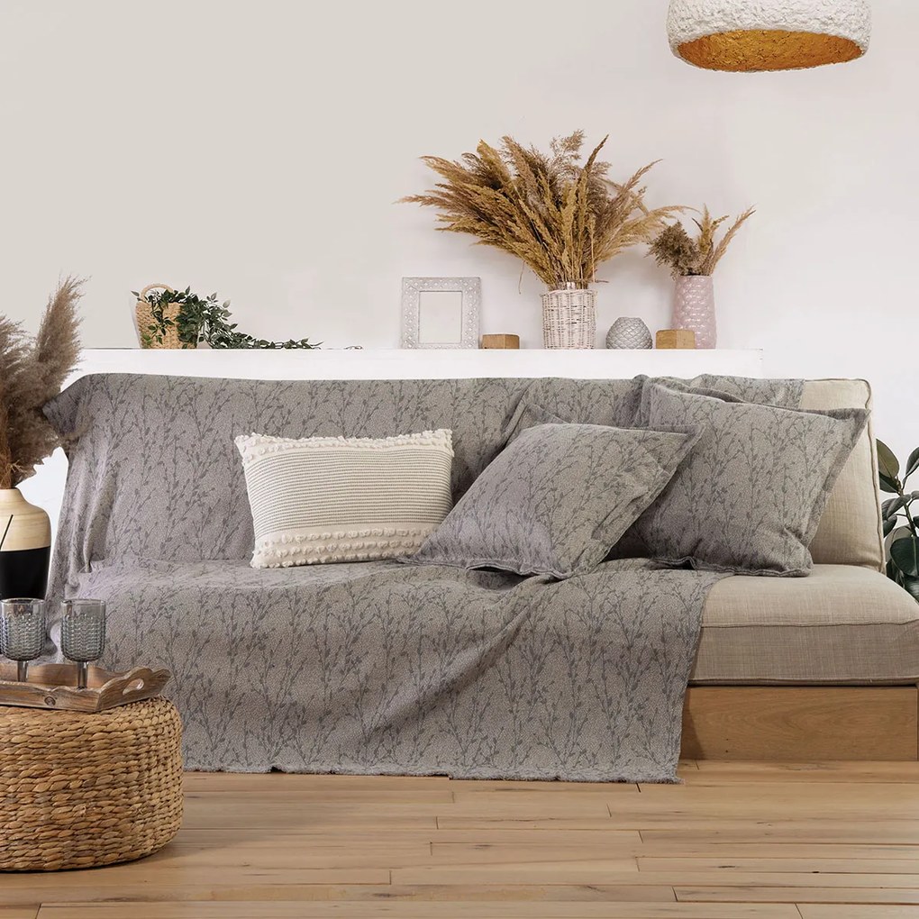 Ριχτάρι Διθέσιου Καναπέ (170x250) Nef-Nef Homeware Estia Grey