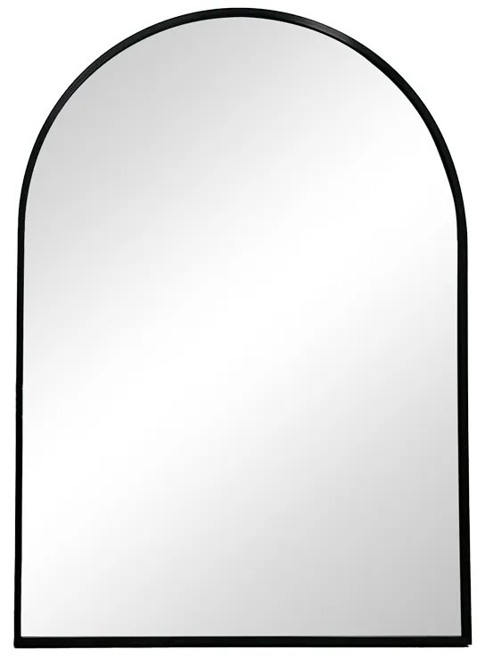 Καθρέπτης Mirrory Inart μαύρο αλουμίνιο 50x2.5x80εκ