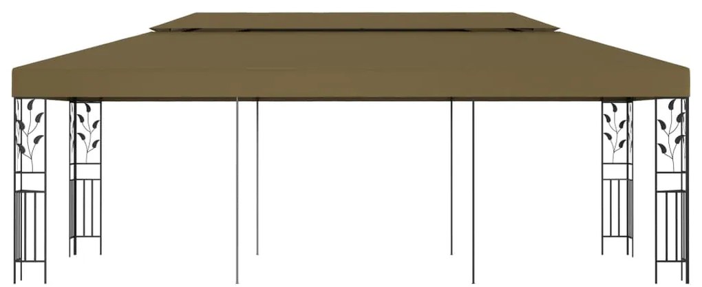 vidaXL Κιόσκι Taupe 6 x 3 μ. 180 γρ/μ²