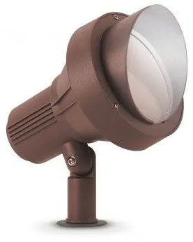 Σποτ Φωτιστικό Επιδαπέδιο Καρφωτό E27 42W IP65 Καφέ Terra 321622 Ideal Lux 321622 Καφέ