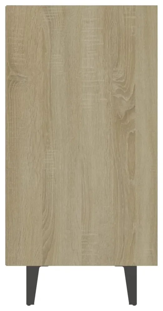 vidaXL Ραφιέρα Λευκό / Sonoma Δρυς 103,5 x 35 x 70 εκ. από Μοριοσανίδα