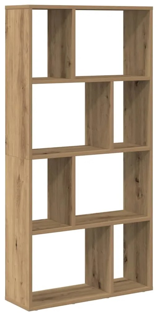 vidaXL Βιβλιοθήκη Αρτισιανή Δρυς 60x20x120 εκ. από Επεξεργασμένο Ξύλο