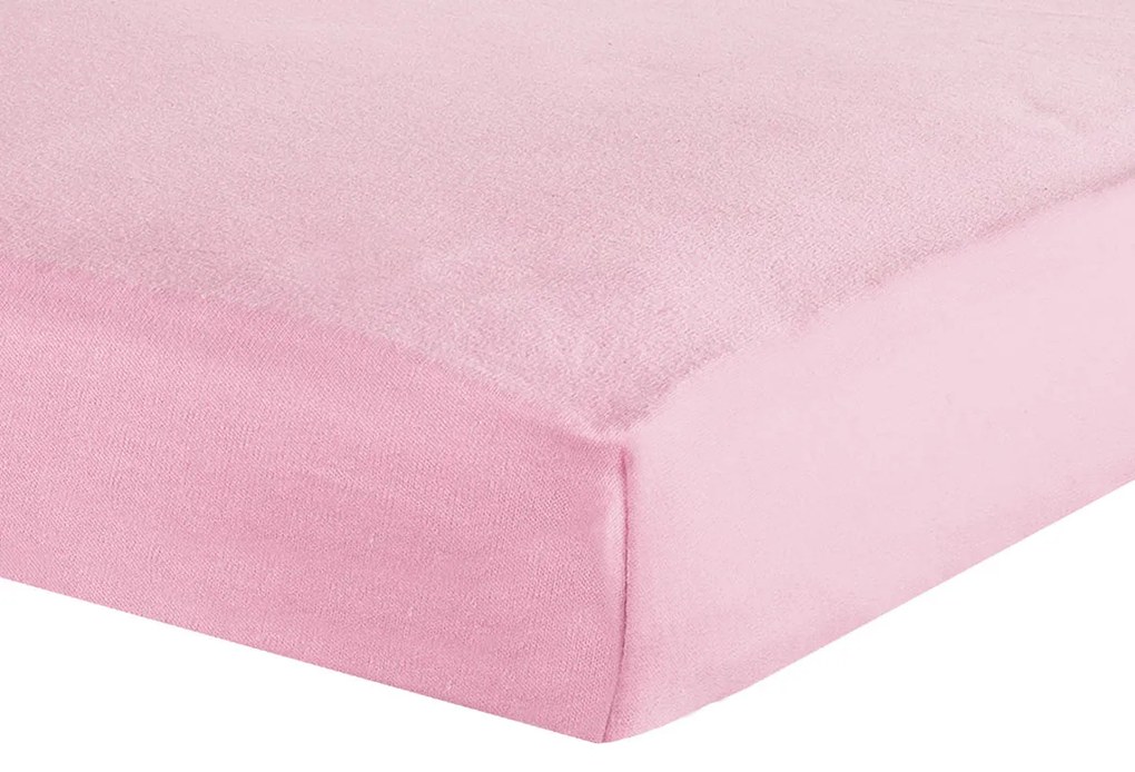 Σεντόνι Μακό Κούνιας Με Λάστιχο (70x140+12) Trois Kilos Sept Pink 55-8161001