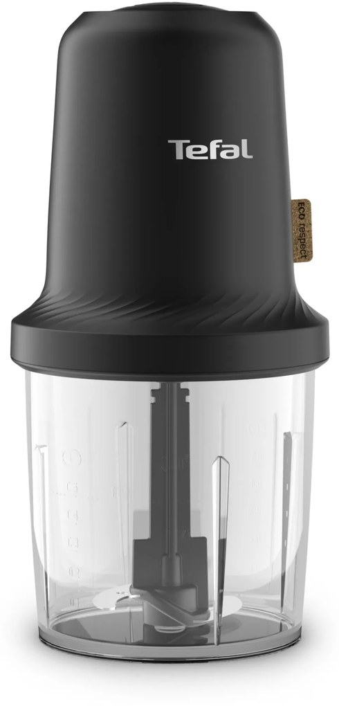 Tefal MQ80E838 Eco Respect Πολυκόπτης Multi 500W με Δοχείο 500ml Noir
