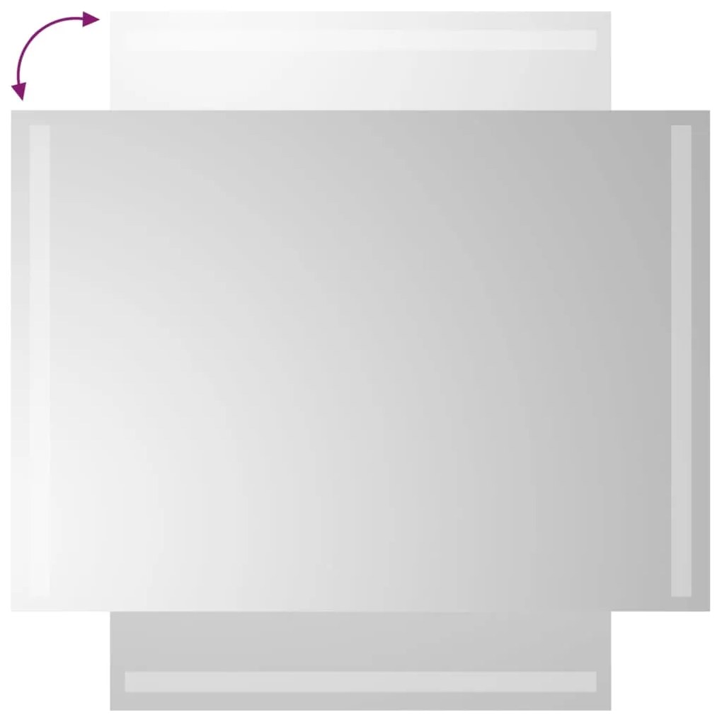 vidaXL Καθρέφτης Μπάνιου με LED 50 x 70 εκ.