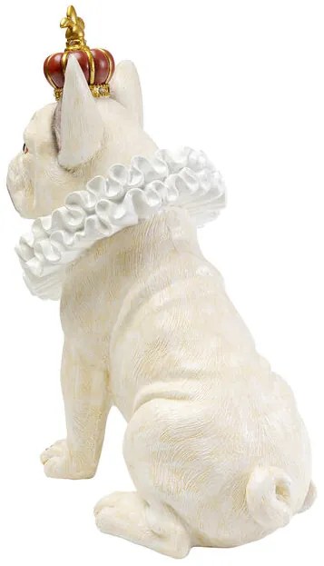 Διακοσμητικό Επιτραπέζιο King Dog Λευκό 25,5x25,5x32,5 εκ. - Λευκό