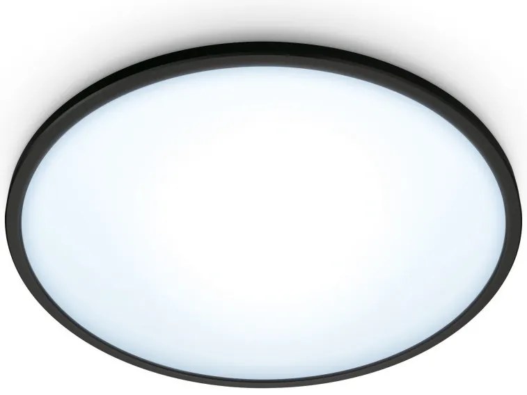 Έξυπνο Φωτιστικό Οροφής Πλαφονιέρα LED 16W 3CCT Dimmable Super Slim Wiz-929002685222-Μαύρο 929002685222