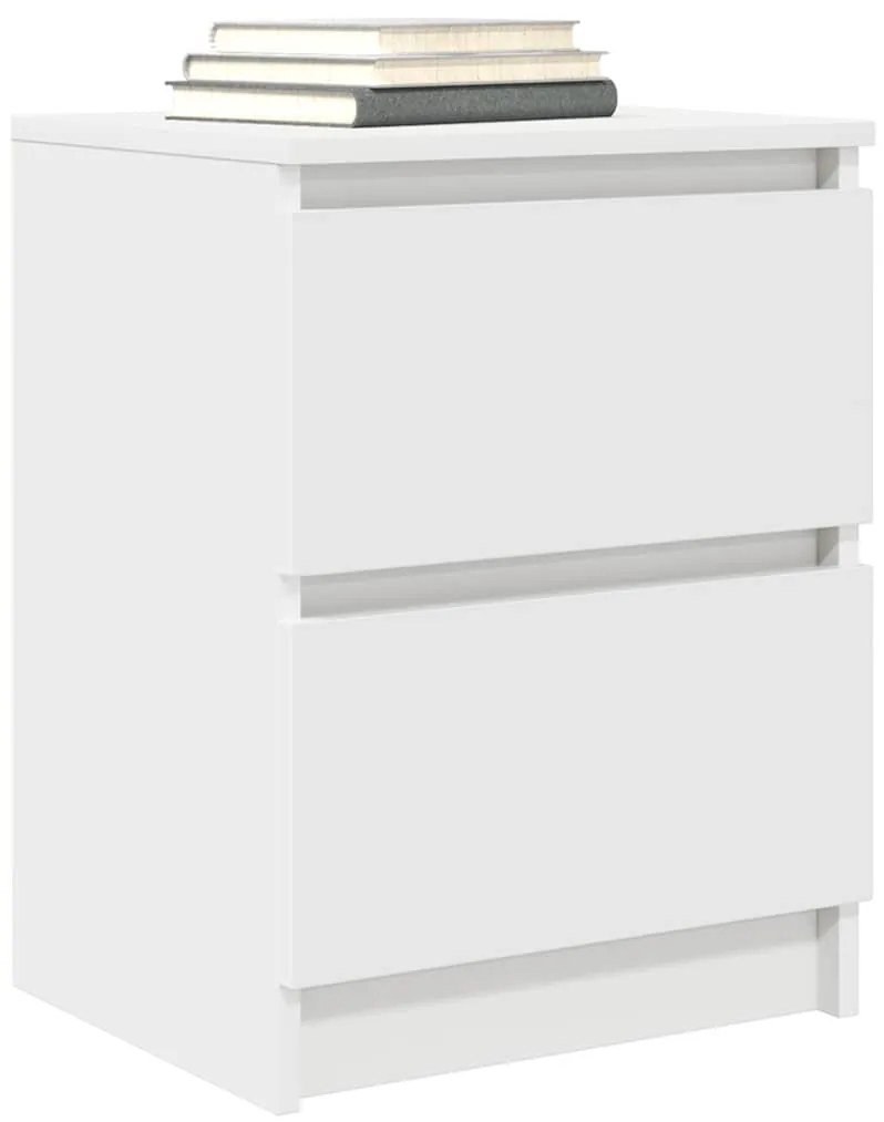 vidaXL Έπιπλο Τηλεόρασης Λευκό 40x35x54 εκ. από Επεξεργ. Ξύλο