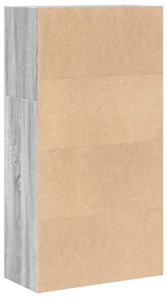 Βιβλιοθήκη Γκρι Sonoma 60x30x114 cm Ξύλινη κατασκευή - Γκρι