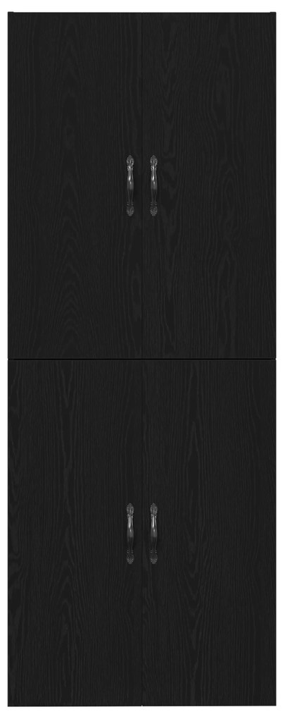 vidaXL Ντουλάπες 2 τμχ σε Μαύρη Δρυς 69,5x34x180 εκ. - Επεξεργασμένο Ξύλο
