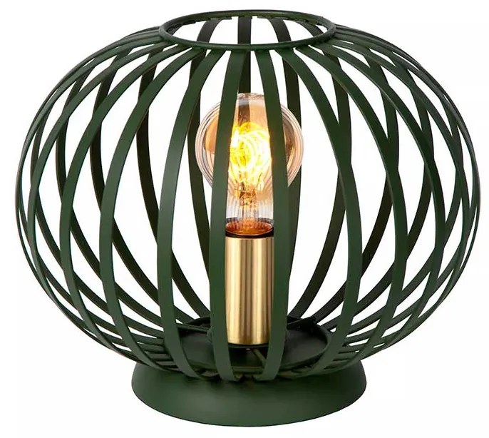 Φωτιστικό Επιτραπέζιο Lucide 78574-25-33 MANUELA Πράσινο (Green)|Χρυσό Χρώμα (Gold Coloured)