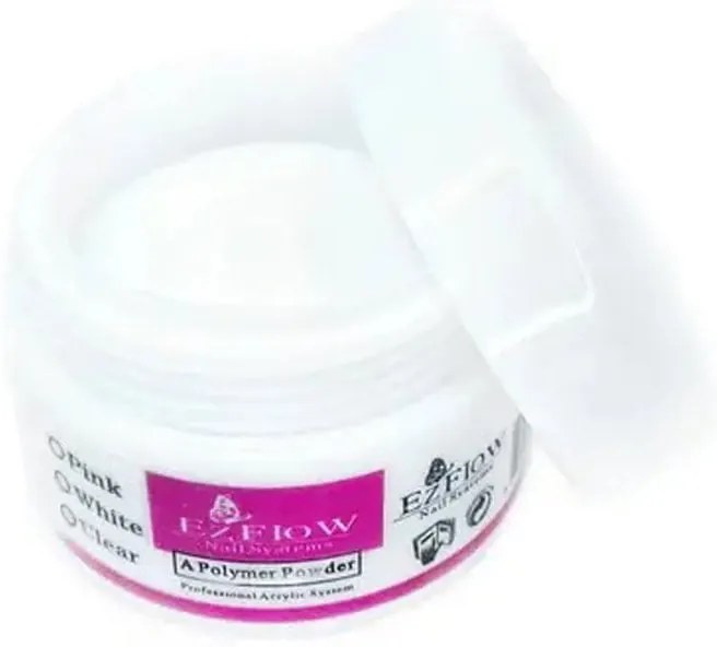 EzFlow Διάφανη σκόνη ακρυλικού - Acrylic Powder Clear