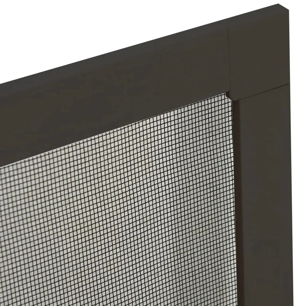 vidaXL Σήτα Εντόμων για Παράθυρα Ανθρακί 80 x 120 εκ.