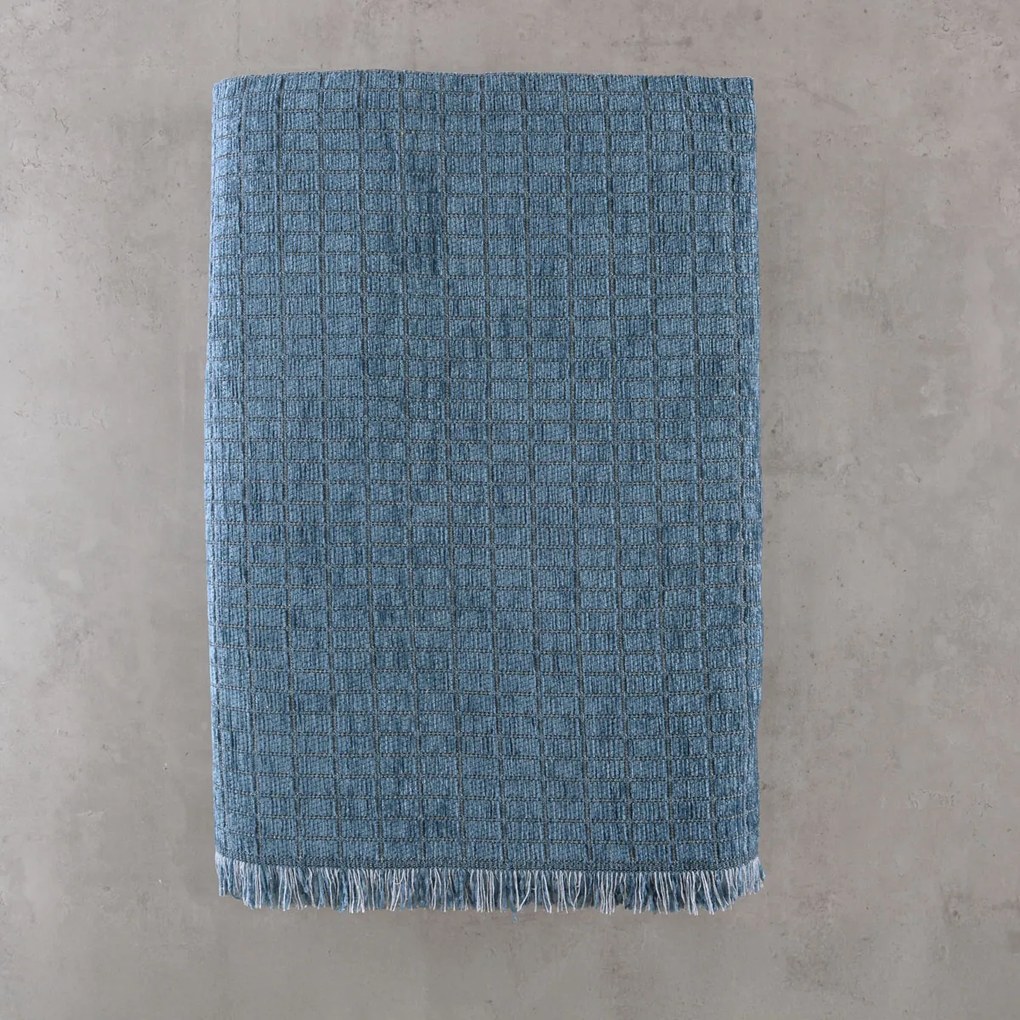 Ριχτάρι Καναπέ Τετραθέσιου (180x330) Rythmos Corvet Μπλε