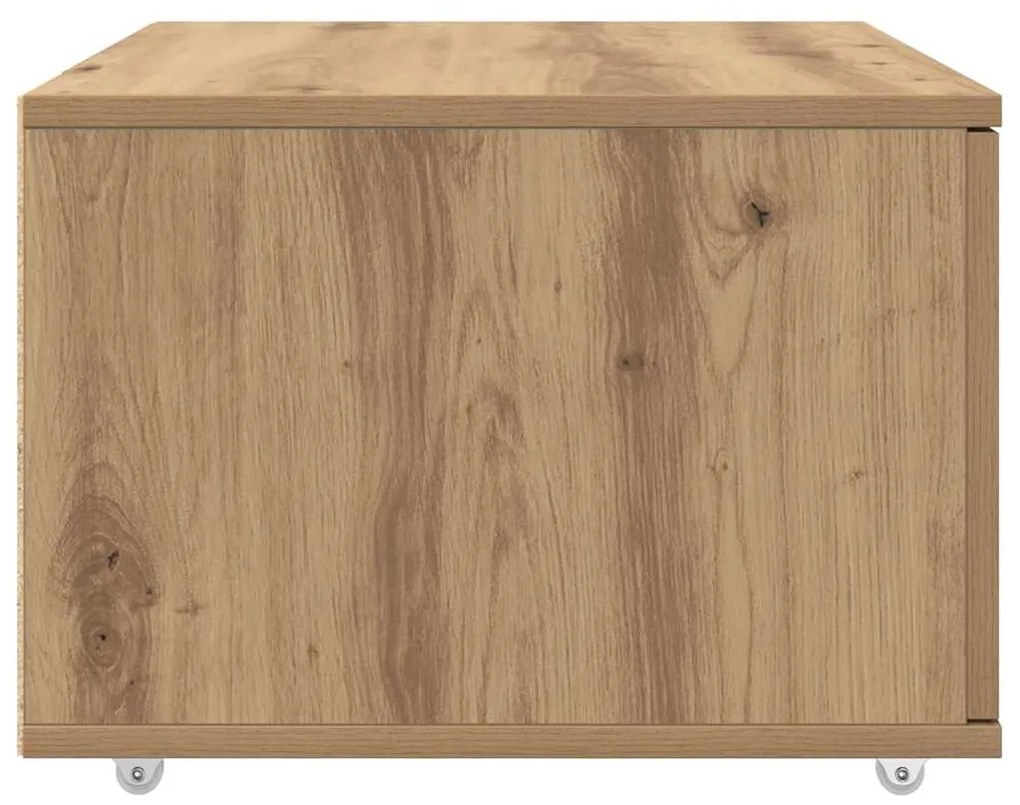 vidaXL Ντουλάπι με Συρτάρια με τροχούς Artisan Oak 55 x 45 x 31 εκ