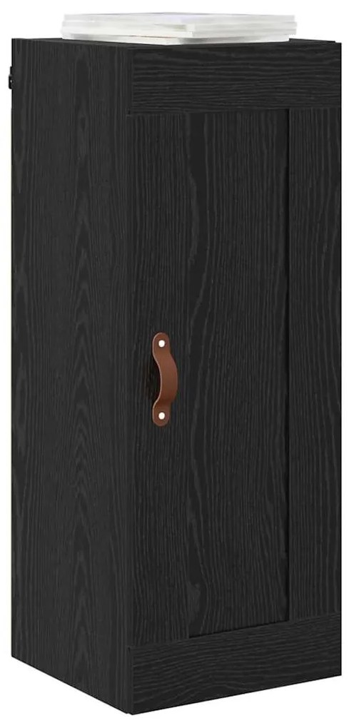 vidaXL Επιτοίχιο ντουλάπι Μαύρη Οξυά 34,5 x 34 x 90 εκ.
