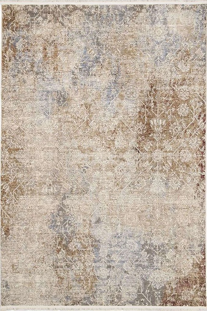 Σετ Χαλιά Κρεβατοκάμαρας 3Τμχ. Bomonti 9440 Beige-Grey New Plan SET(2 67X150&67X210) Πολυέστερ
