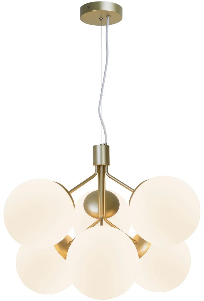 Φωτιστικό Οροφής Κρεμαστό Ivona 6 2112163035 E27 28W Brass Nordlux