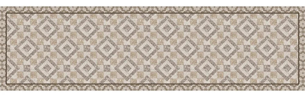 Beige Rhombus - L διάδρομος βινυλίου (83613) (Κατόπιν παραγγελίας 30 ημέρες) - 83613 - 83613