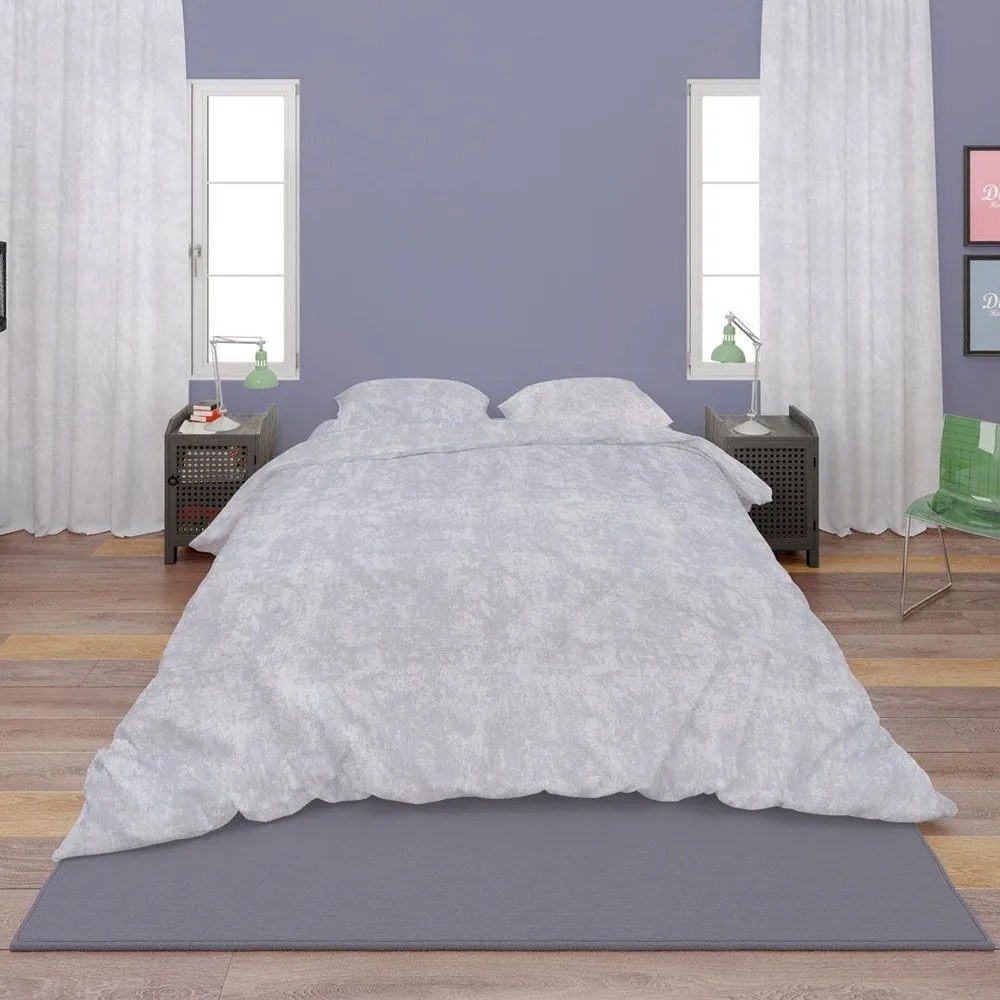 Παπλωματοθήκη Premium Shadow 621 Light Grey DimCol Μονό 160x240cm 100% Cotton