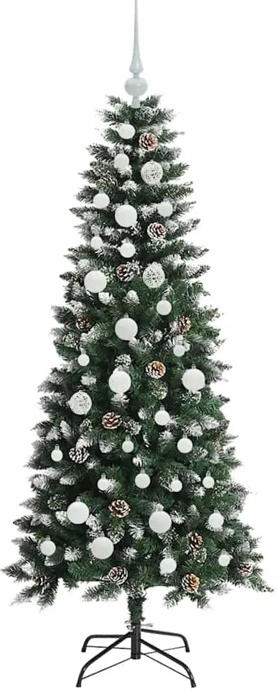 vidaXL Τεχνητό Χριστουγεννιάτικο Δέντρο με 150 LED Πράσινο 150 cm