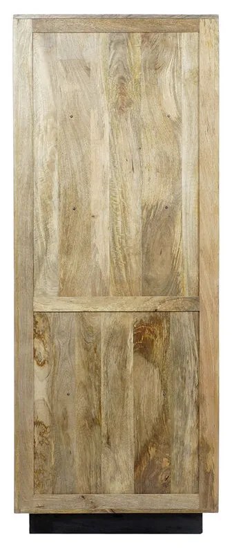 Σκευοθήκη DKD Home Decor Μαύρο Φυσικό Ξύλο από Μάνγκο 70 x 35 x 185 cm 70 x 35 x 184 cm