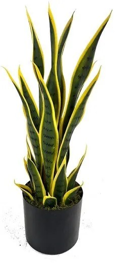 Supergreens Τεχνητό Φυτό Σανσεβιέρα Trifasciata Πράσινο 55 εκ