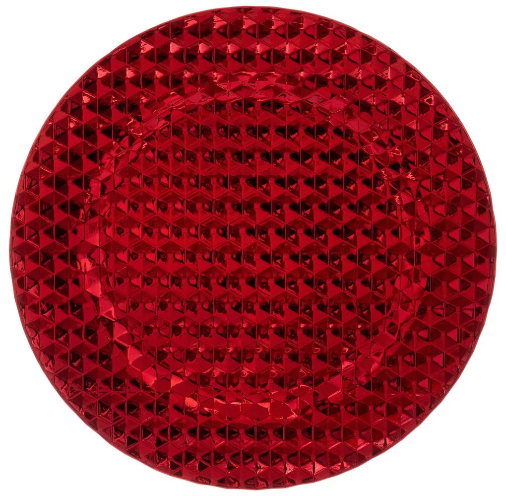 Χριστουγεννιάτικη Πιατέλα (Φ33) A-S Pixel Red 169548A