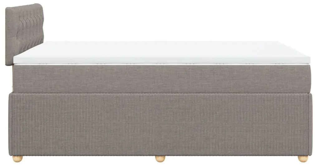 ΚΡΕΒΑΤΙ BOXSPRING ΜΕ ΣΤΡΩΜΑ TAUPE 120X200 ΕΚ. ΥΦΑΣΜΑΤΙΝΟ 3287434