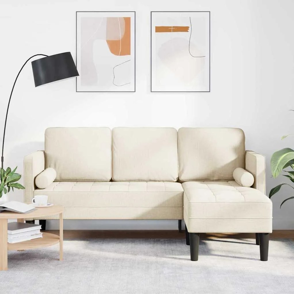 vidaXL Σετ Καναπέ Λινό 173 x 131 x 67 εκ ύφασμα