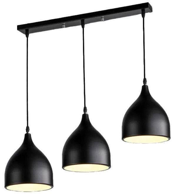 Φωτιστικό οροφής Perce I pakoworld μαύρο μέταλλο 50x17x120εκ (1 τεμάχια)