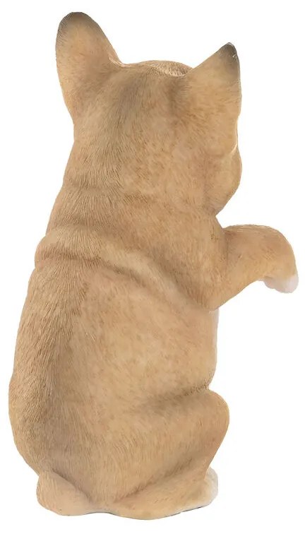 Διακοσμητική Φιγούρα Home ESPRIT Λευκό Καφέ 8 x 8 x 14 cm (4 Μονάδες)