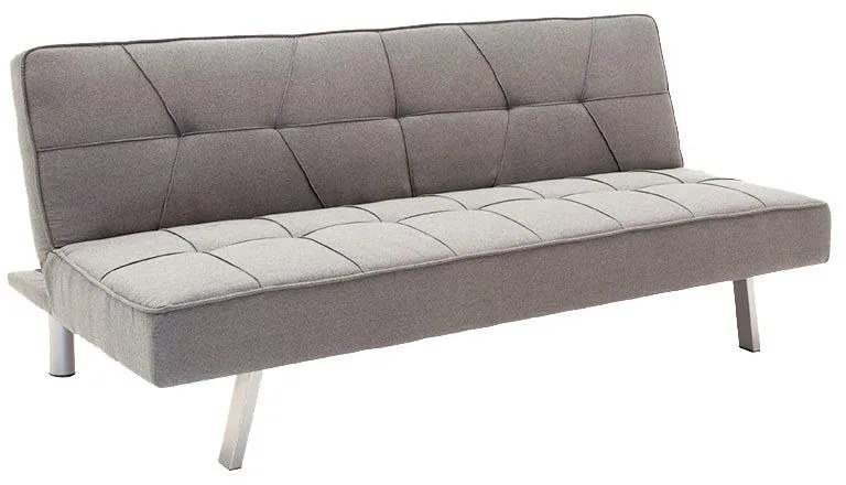 Καναπές - Kρεβάτι Travis 3θέσιος Ύφασμα Γκρί 175x83x74 εκ. 175x83x74 εκ.