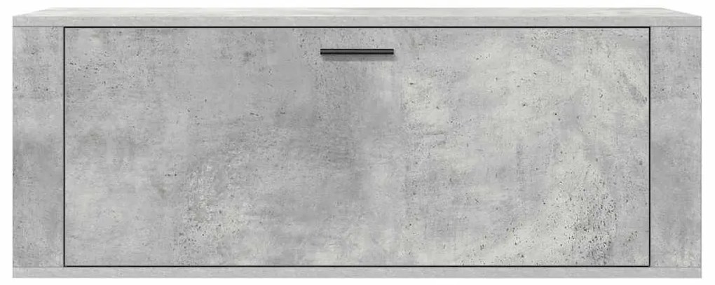 vidaXL Παπουτσοθήκη Γκρι Σκυροδέματος 100x35x38 εκ. Επεξεργασμένο Ξύλο