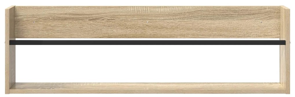 vidaXL Ράφι Περιοδικών με ράφι 2 pcs Δρύς Sonoma 100 x 12 x 30 εκ