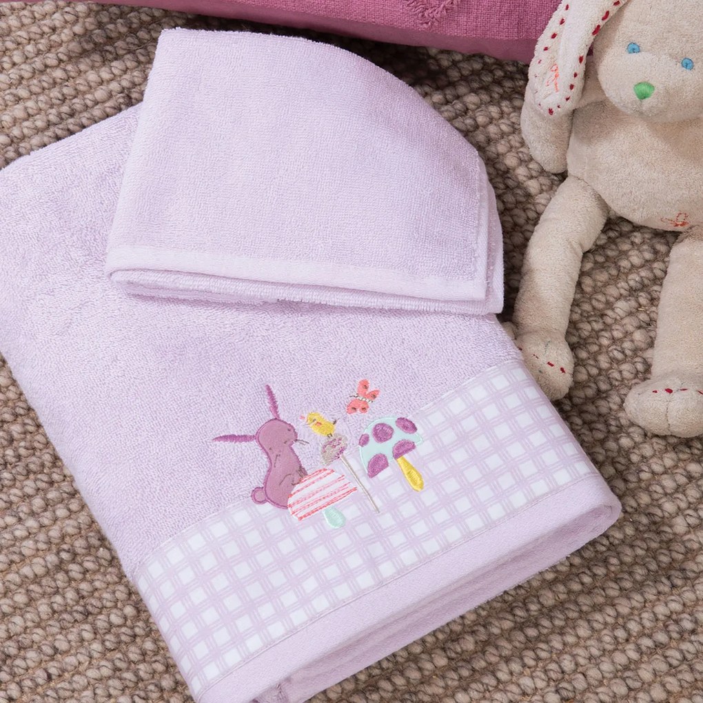 Βρεφικές Πετσέτες (Σετ 2τμχ) Nef-Nef Homeware Mon Petit Jardin 420gsm