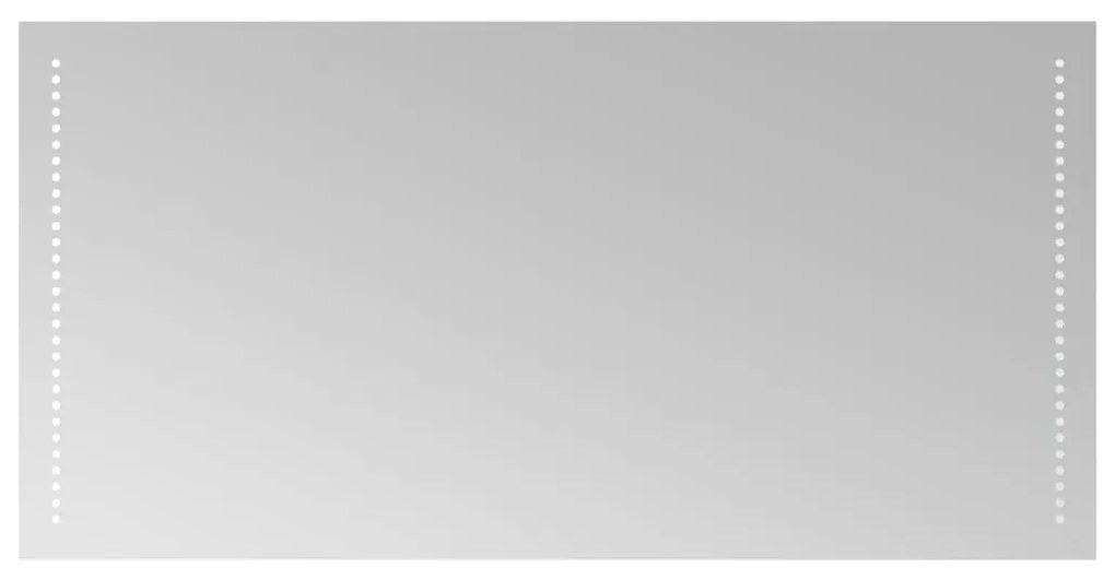 vidaXL Καθρέφτης Μπάνιου με LED 50x100 εκ.