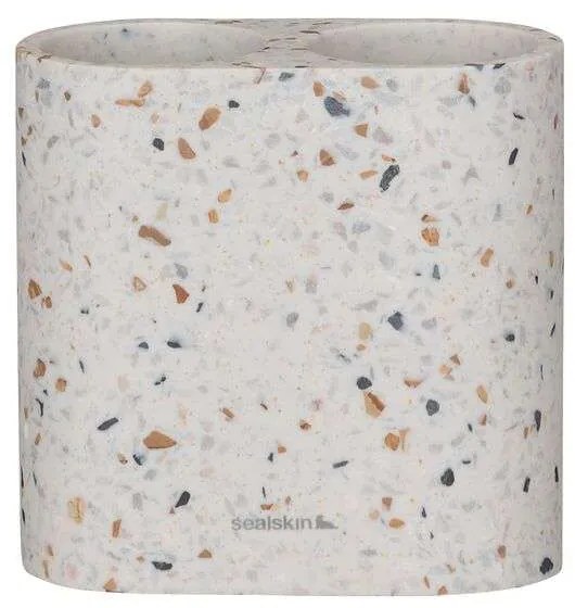 Blend terrazo διπλό ποτήρι οδοντόβουρτσας Sealskin