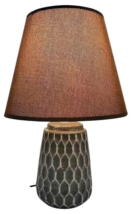 Επιτραπέζιο φωτιστικό - Πορτατίφ - S0306 - 80306 - Brown-80306_br