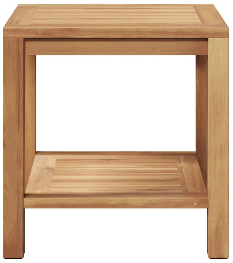 vidaXL Τραπεζάκι σαλονιού Καφέ 45 x 45 x 45 cm Μασίφ ξύλο teak