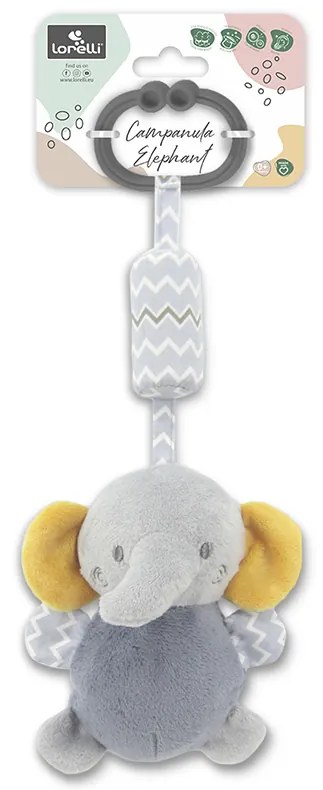 Κρεμαστό Παιχνίδι Campanula Elephant Grey 10191350010 Lorelli