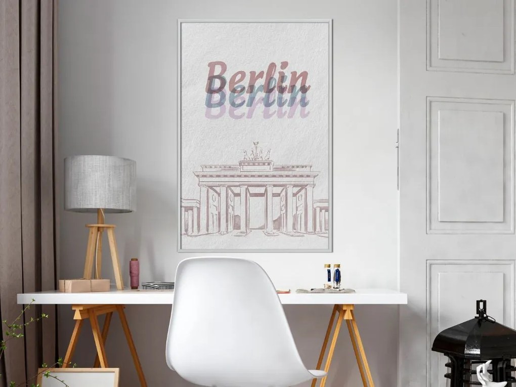 Αφίσα - Pastel Berlin - 20x30 - Χρυσό - Χωρίς πασπαρτού