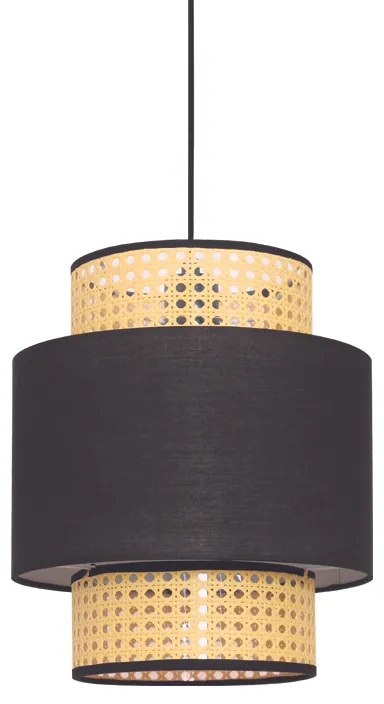 Φωτιστικό Κρεμαστο Aca TF20831PB NISYROS Μαύρο Ματ (Black Mat)