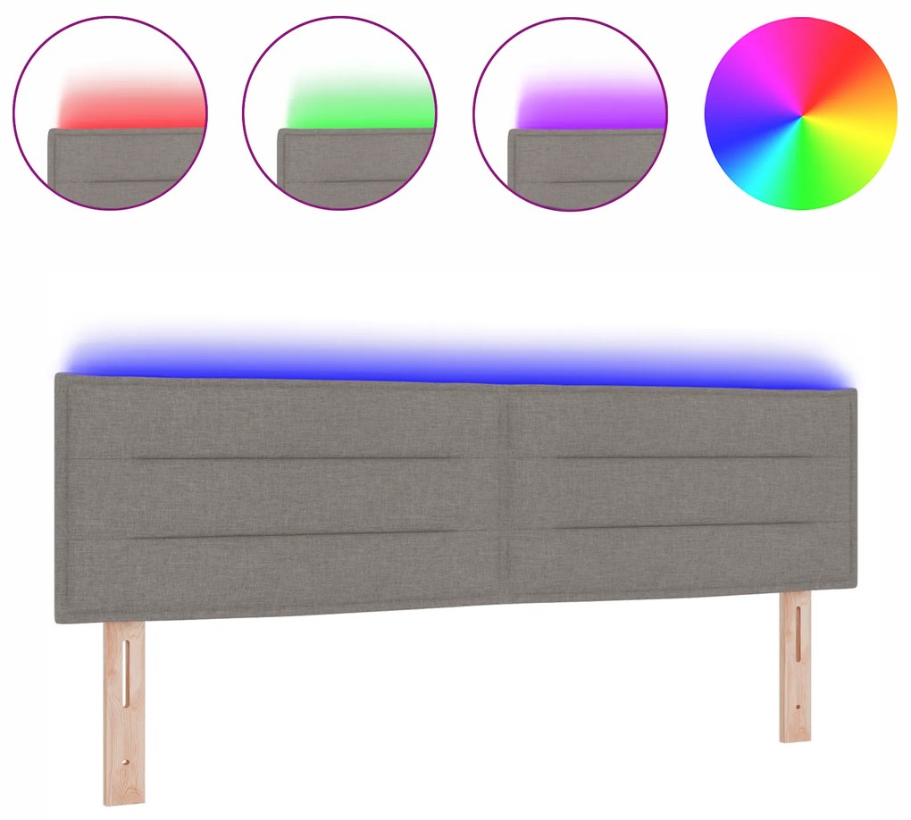 vidaXL LED Κεφαλάρι Γραμμές Σχεδιασμού Ταπέτο 80 εκ Ύφασμα
