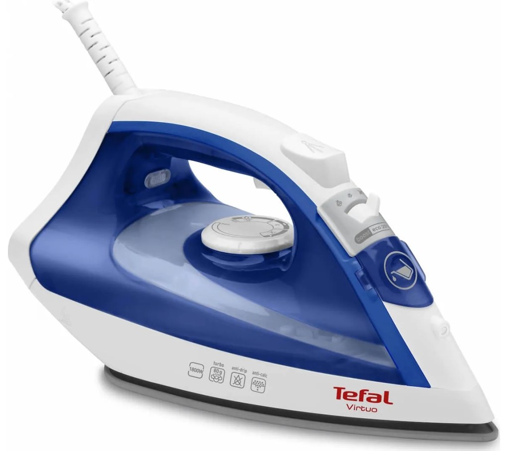 Σίδερο ατμού Tefal Virtuo FV1711E0 Με Ισχύ 1800W Και Χωρητικότητα Νερού 200 ml