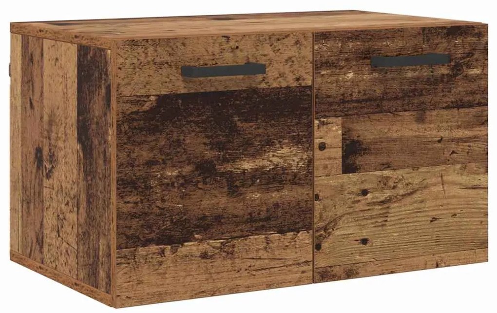 vidaXL Ντουλάπα Τοίχου Επιτοίχιο Παλαιό ξύλο 60 x 36.5 x 35 cm