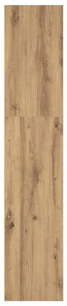 vidaXL Βιβλιοθήκη Αρτισιανή Δρυς 40x30x152 εκ. από Επεξεργασμένο Ξύλο