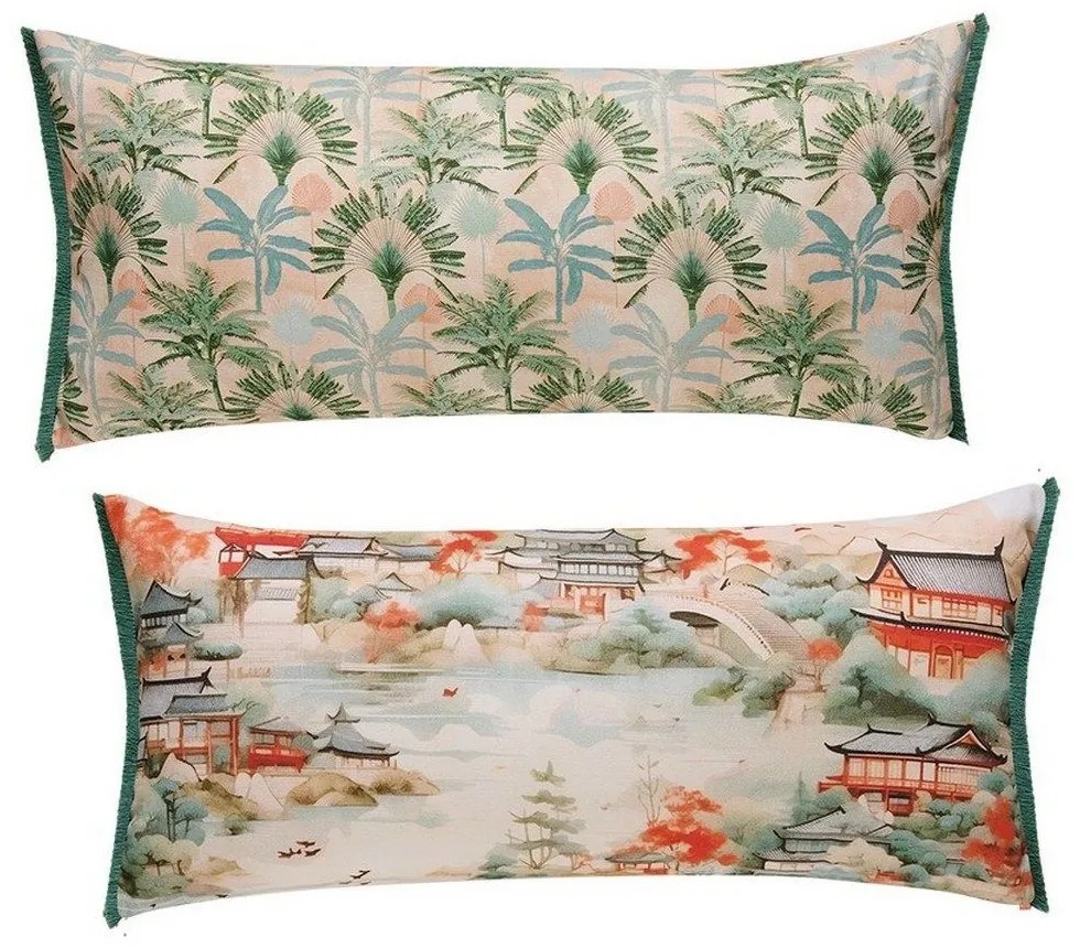 Μαξιλάρι Διακοσμητικό (Με Γέμιση) Fancy S25 05 Multi Kentia 30X60 Cotton-Polyester