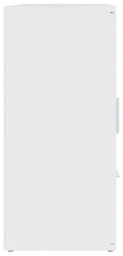 Ντουλάπι Λευκό 91 x 29,5 x 65 εκ. από Επεξεργασμένο Ξύλο - Λευκό