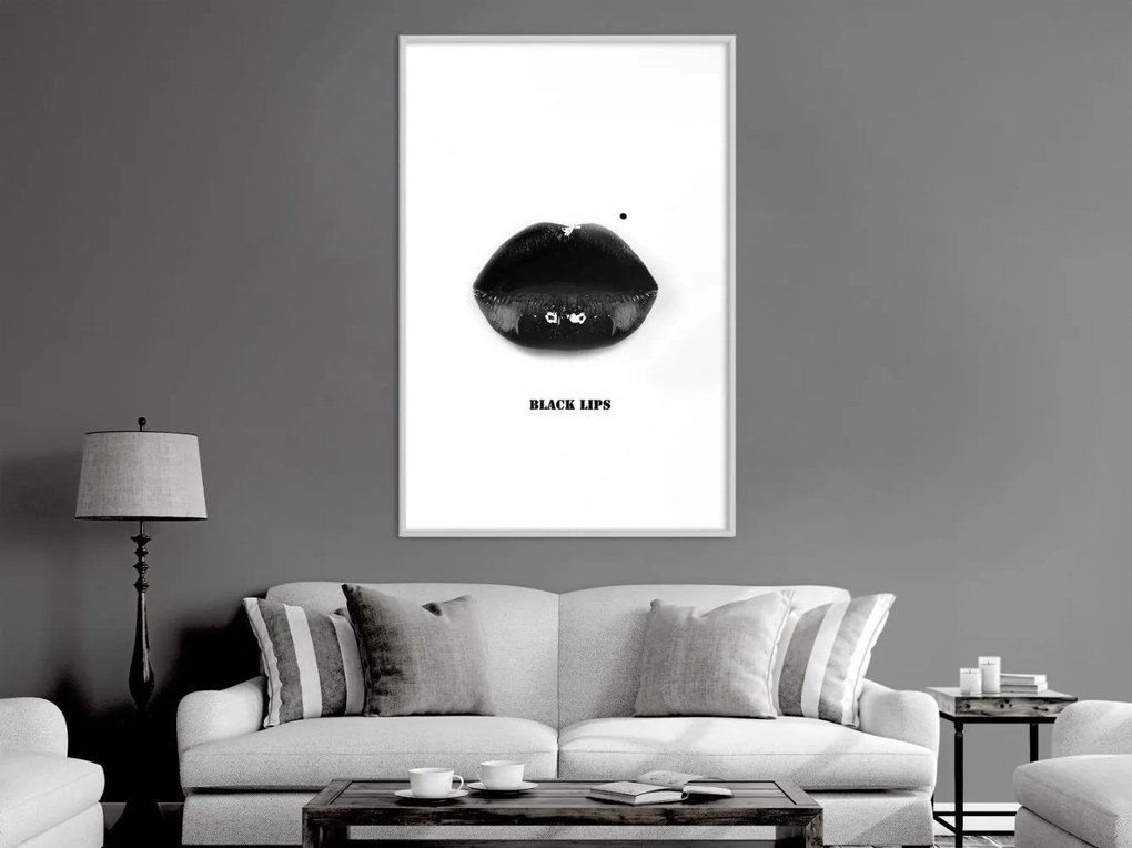 Αφίσα - Deadly Kiss - 40x60 - Χρυσό - Με πασπαρτού